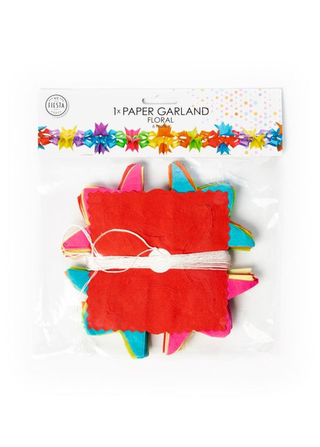 Slinger Bloem Gekleurd 6m van WeFiesta koop je bij Partywinkel