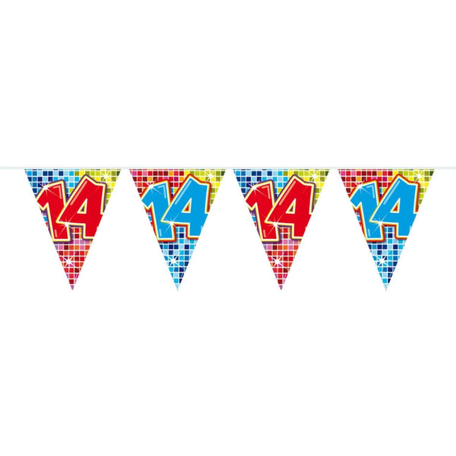 Slingers 14 Jaar Mini 3m - Partywinkel - 8714572605144