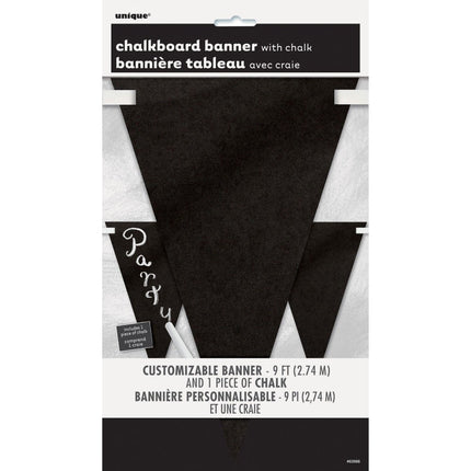 Slingers Schrijfbaar Krijtje 2,95m van Unique koop je bij Partywinkel