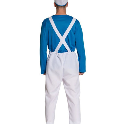 Smurfen Pak Blauw Wit Heren van Partychimp koop je bij Partywinkel