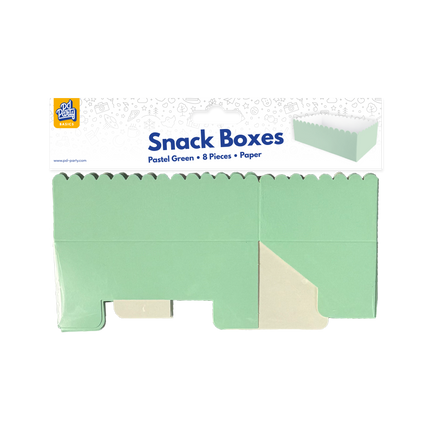 Cajas para bocadillos - Verde pastel
