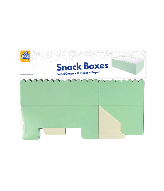 Cajas para bocadillos - Verde pastel