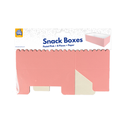 Cajas para bocadillos - Rosa pastel