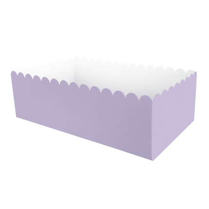 Cajas para bocadillos - Morado pastel