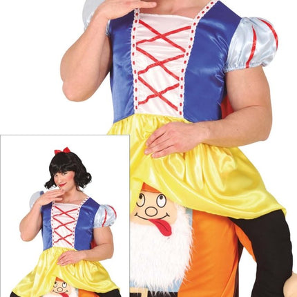 Sneeuwwitje Kostuum Heren Carry Me - Partywinkel - 8434077862612