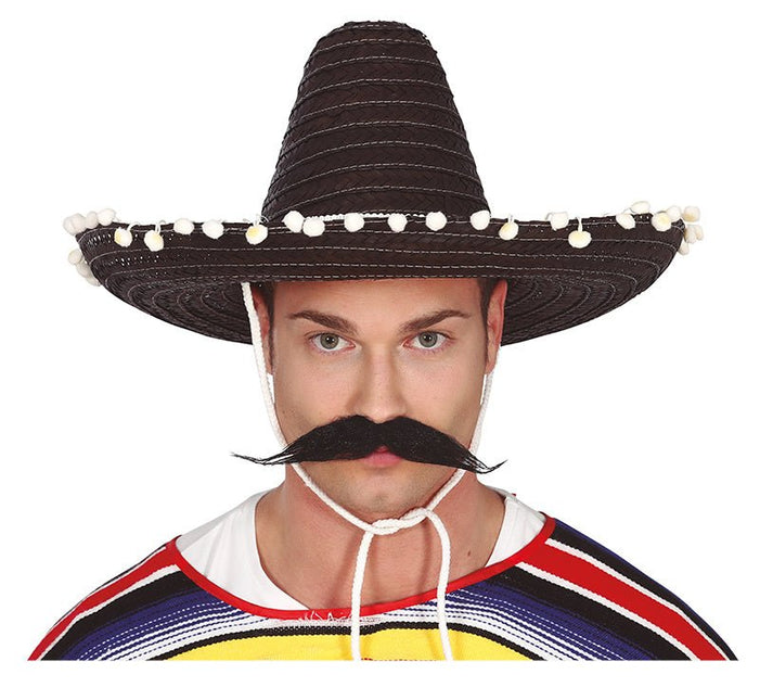 Sombrero Zwart 45cm van Fiestas Guirca koop je bij Partywinkel