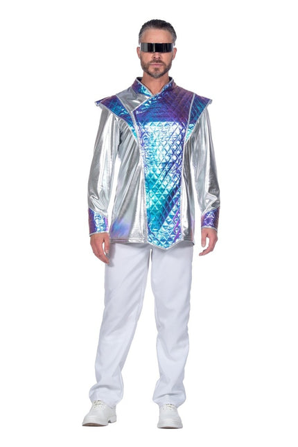 Space jacket metallic - Partywinkel - 8720059066438