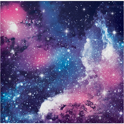 Space Party Servetten 25cm 16st van Creative Converting koop je bij Partywinkel