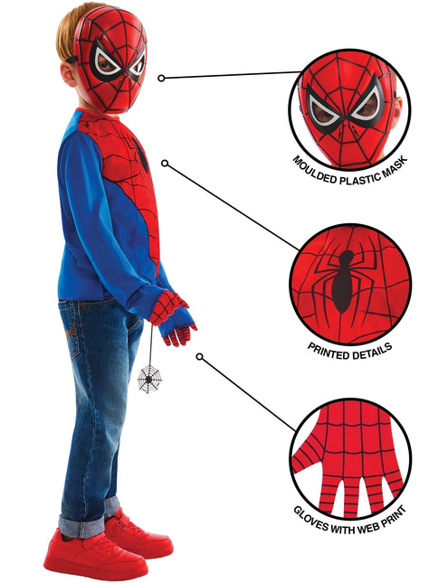 Conjunto Disfraz Spiderman
