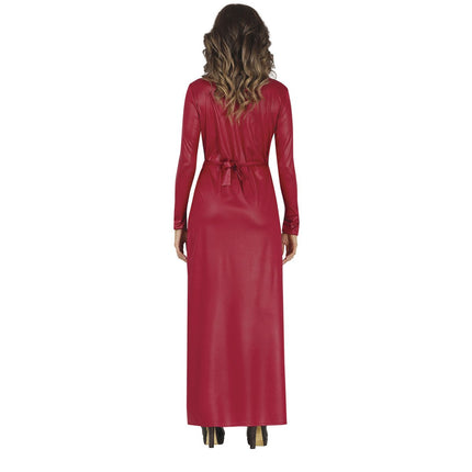 Spinnenweb Jurk Dames Rood van Fiestas Guirca koop je bij Partywinkel