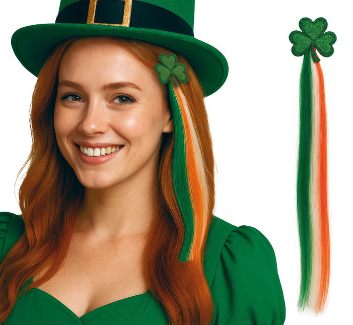 St. Patrick'S Day Hair Extension 40cm van Fiestas Guirca koop je bij Partywinkel