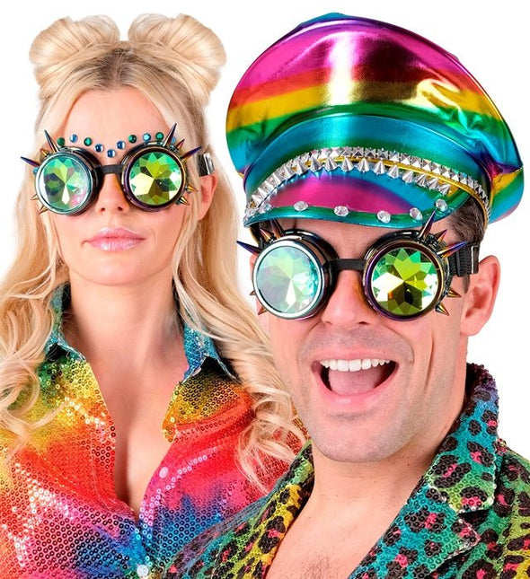 Steampunk Bril Holografisch van Widmann koop je bij Partywinkel