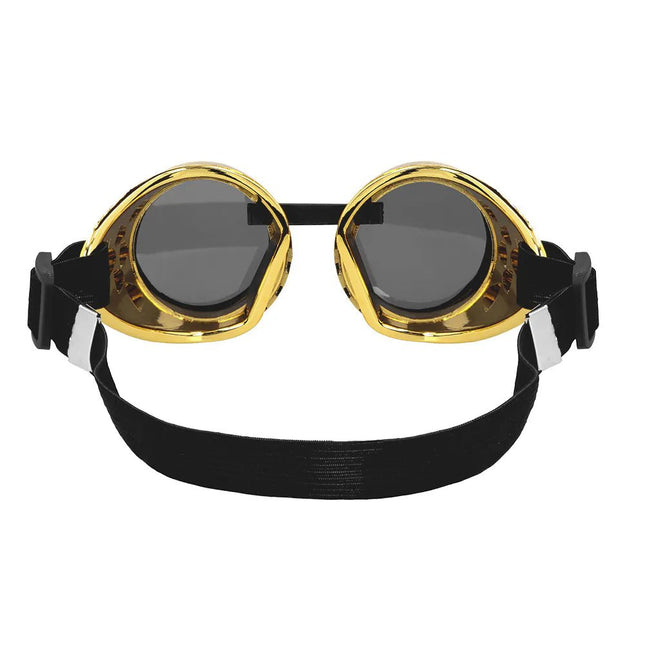 Steampunk Zonnebril Goud van Boland koop je bij Partywinkel