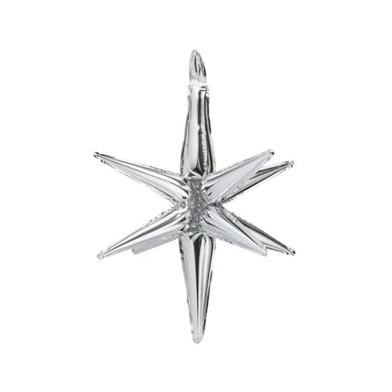 Ster Ballon Zilver 50cm van Partydeco koop je bij Partywinkel