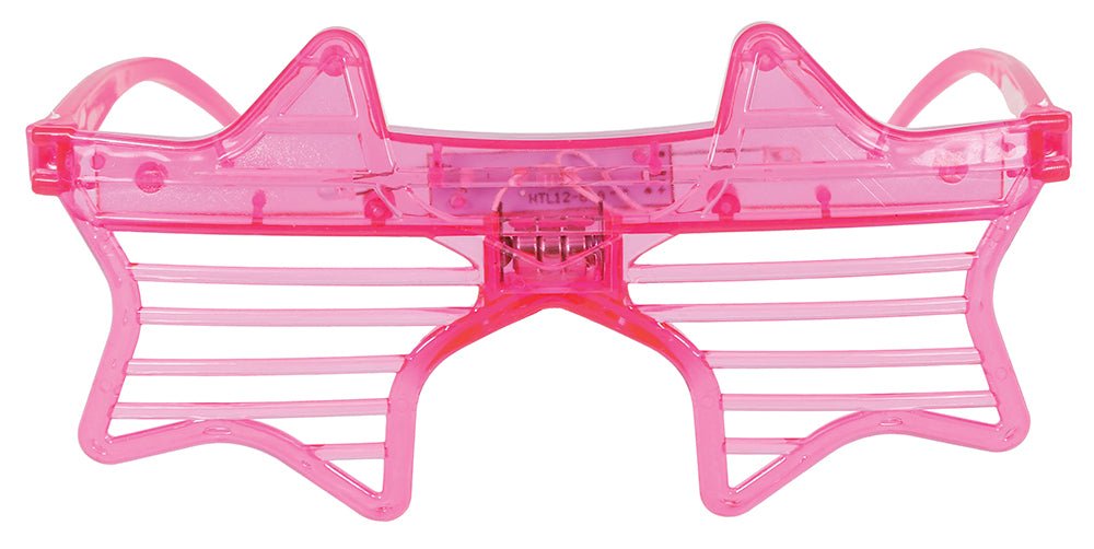 Ster Bril Roze Met Licht van Fiestas Guirca koop je bij Partywinkel