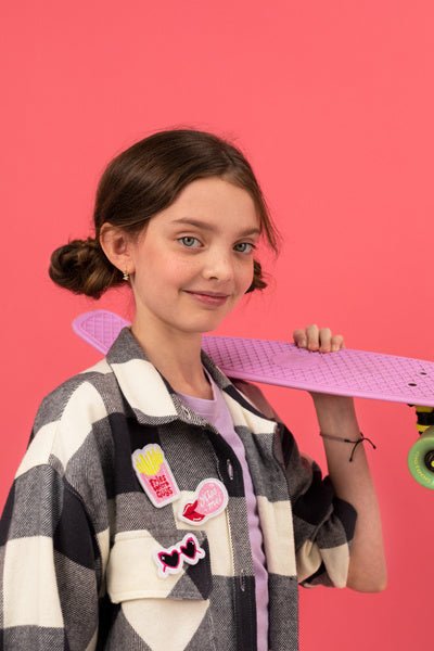 Stijk Embleem Kiss Me 3st van Partydeco koop je bij Partywinkel