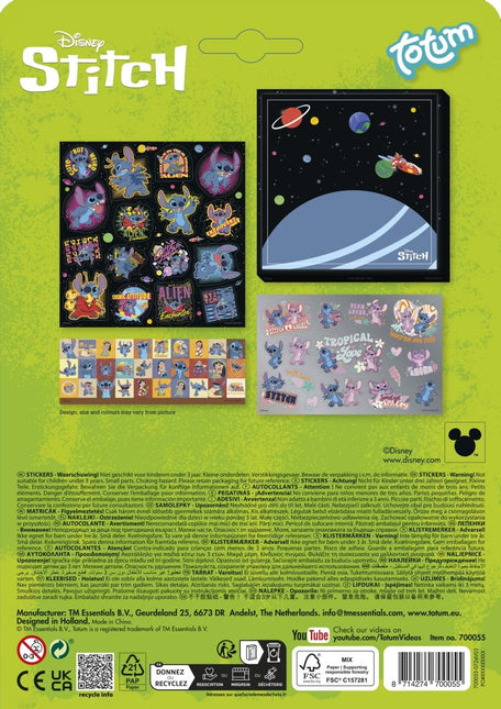 Stitch Stickers 3st - Partywinkel - 8714274700055