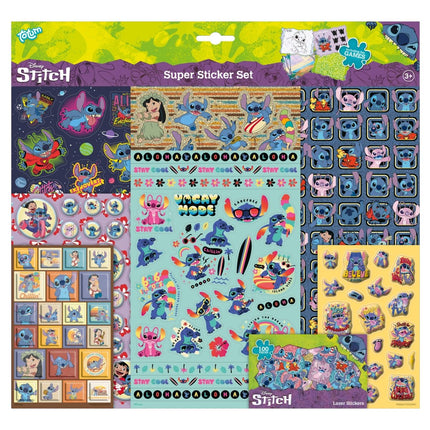 Stitch Stickers 7st - Partywinkel - 8714274700062