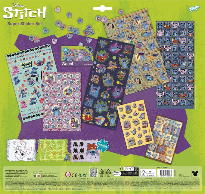 Stitch Stickers 7st - Partywinkel - 8714274700062
