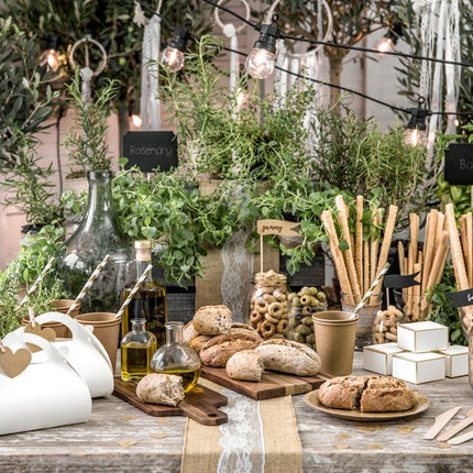 Stoeldecoratie Jute 2,75m van Partydeco koop je bij Partywinkel