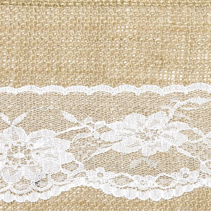 Stoeldecoratie Jute 2,75m van Partydeco koop je bij Partywinkel