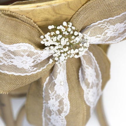 Stoeldecoratie Jute 2,75m van Partydeco koop je bij Partywinkel