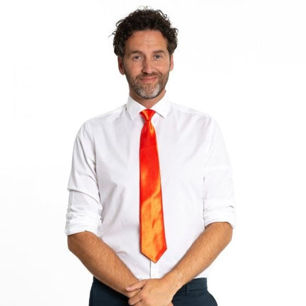 Stropdas Rood 50cm van Partychimp koop je bij Partywinkel