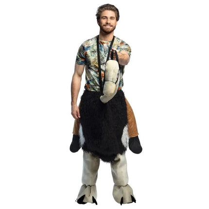 Struisvogelpak Heren Carry Me van Boland koop je bij Partywinkel