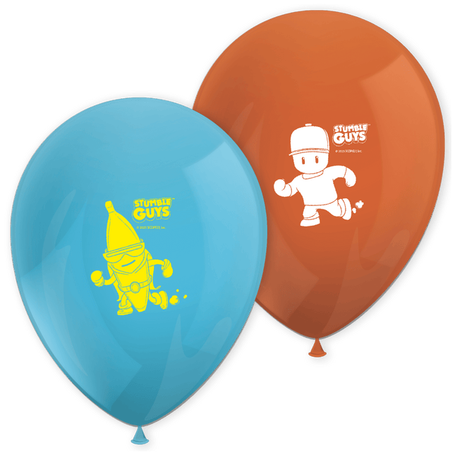 Stumble Guys Ballonnen 8st van Procos koop je bij Partywinkel
