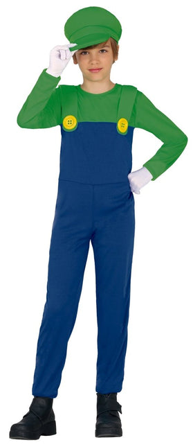 Super Mario Kostuum Jongen Luigi van Fiestas Guirca koop je bij Partywinkel