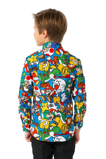 Super Mario Overhemd Jongen OppoSuits van OppoSuits koop je bij Partywinkel