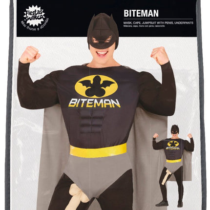Superheld Kostuum Heren Biteman - Partywinkel - 8434077862049