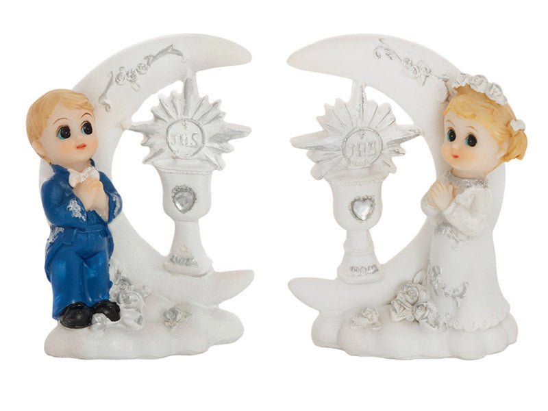 Taarttopper Comunnie Meisje 9cm van Partydeco koop je bij Partywinkel