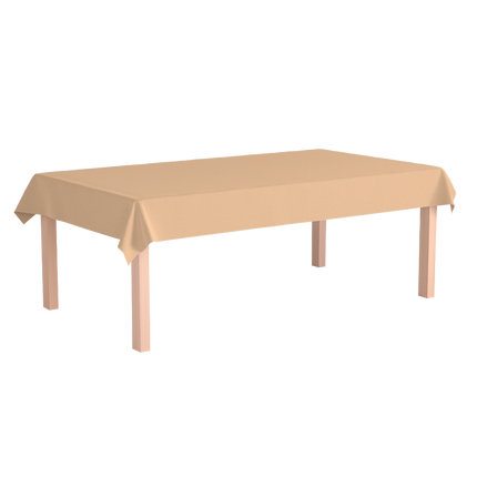 Mantel Naranja Pastel 2,74m