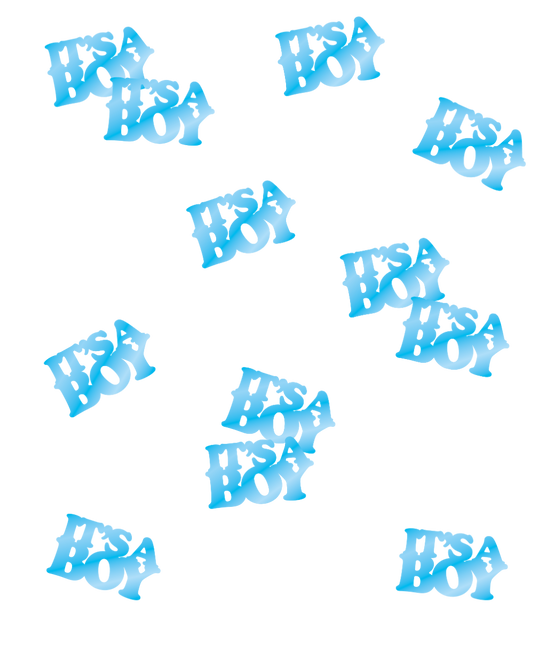 Confetti de Mesa de Nacimiento Azul Claro 14gr