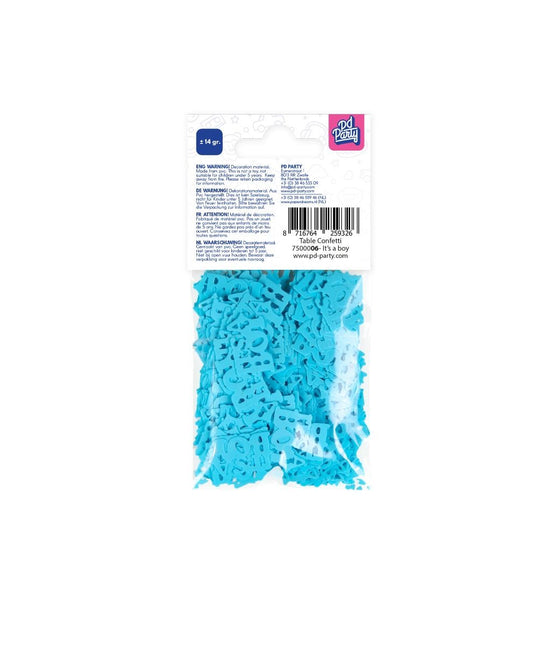 Confetti de Mesa de Nacimiento Azul Claro 14gr