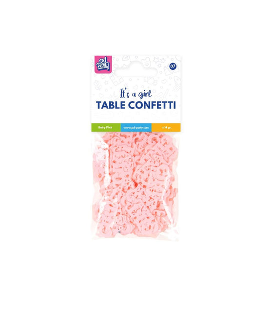 Mesa de Nacimiento Confeti Rosa 14gr