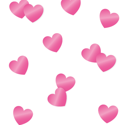 Confeti de Mesa Corazones Rosa 14gr