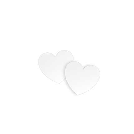 Confeti de Mesa Corazones Blanco 14gr