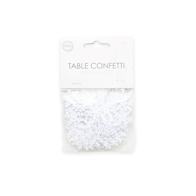 Tafelconfetti Sneeuwvlok van WeFiesta koop je bij Partywinkel