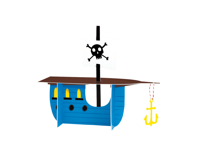 Tafeldecoratie Piratenschip van Unique koop je bij Partywinkel