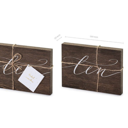 Tafelnummer Ten 18cm van Partydeco koop je bij Partywinkel