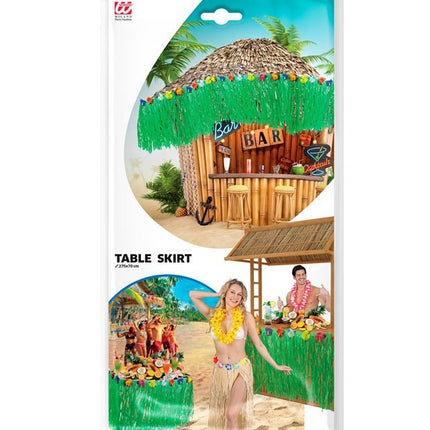 Tafelrandversiering Met Hibiscus Bloemen 275x70cm van Widmann koop je bij Partywinkel