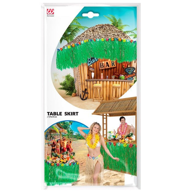 Tafelrandversiering Met Hibiscus Bloemen 275x70cm van Widmann koop je bij Partywinkel