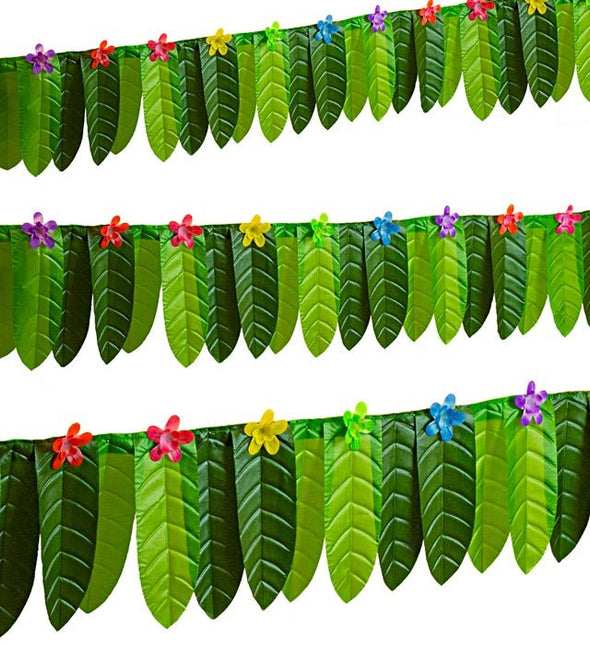 Tafelrandversiering Tropical Met Bananenblad 2,75 M van Widmann koop je bij Partywinkel