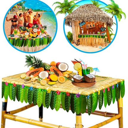 Tafelrandversiering Tropical Met Bananenblad 2,75 M van Widmann koop je bij Partywinkel