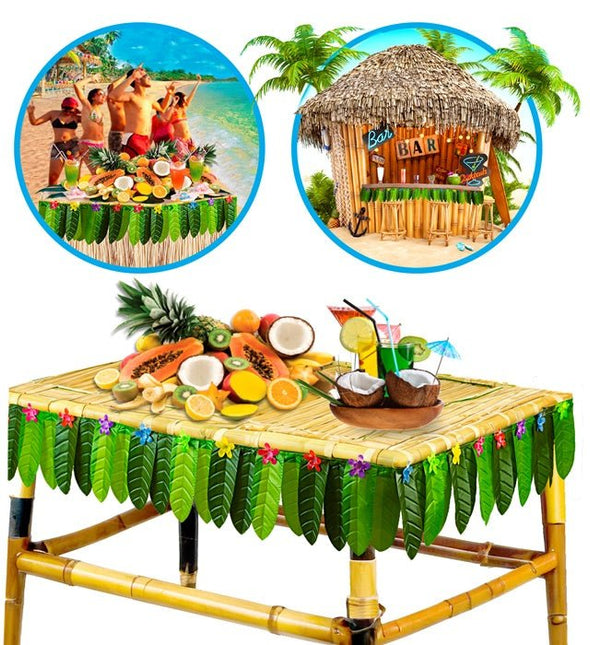Tafelrandversiering Tropical Met Bananenblad 2,75 M van Widmann koop je bij Partywinkel