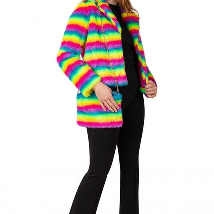 Tasje Pluche Regenboog Streep van PartyXplosion koop je bij Partywinkel