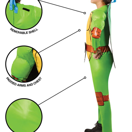 Disfraz 4 en 1 TMNT - Tortugas Ninja Adolescentes Mutantes