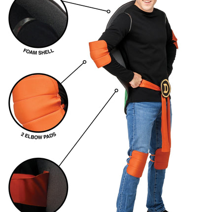 Conjunto de disfraz de Tortuga Ninja Mutante